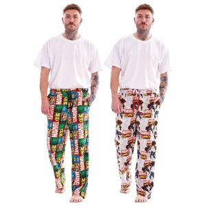 Marvel Avengers Mens Lounge Pants (Pack of 2) / Multicolored